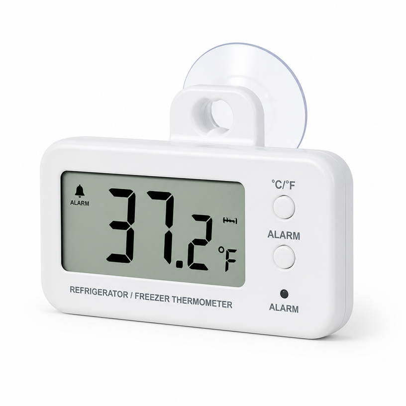 Digital fridge thermometer