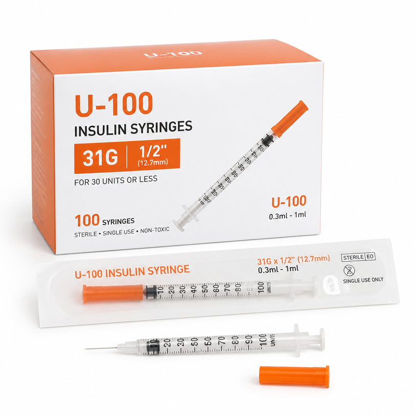 Insulin syringes (U-100)